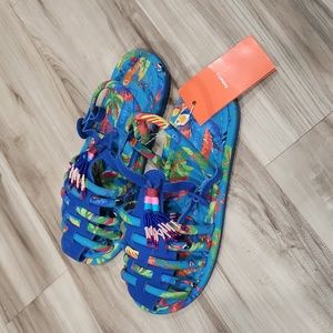 FARM Rio blue sandals size 9
